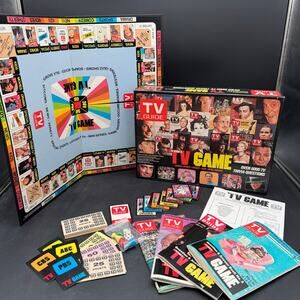 Vintage TV Guides TV Game 1984 Complete